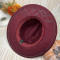 Vine Fedora - Burgundy